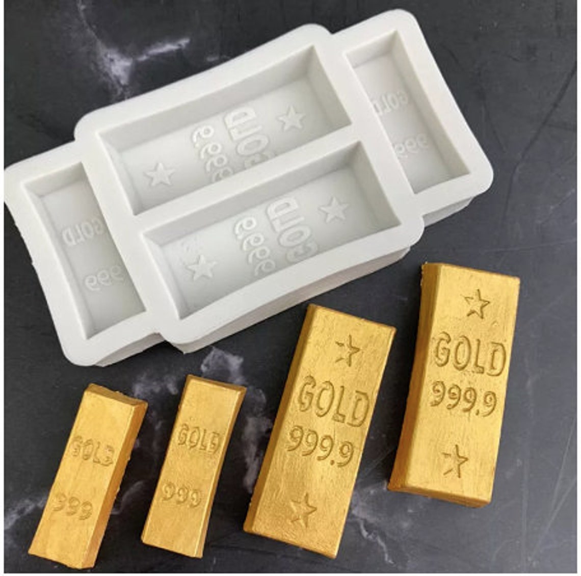GOLD BAR Mold Gold Mold Bar Mold Money Mold Fondant Mold Etsy