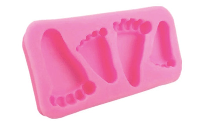 Baby Feet Mold Baby Shower Mold Resin Mold Fondant Mold Etsy