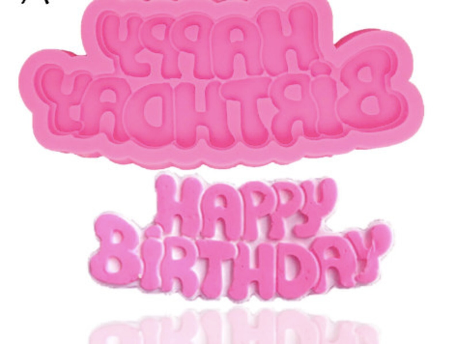 Happy Birthday Mold Happy Birthday Plaque Mold Happy Birthday | Etsy