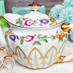 Fairytale Vintage Royal Danube Teapot Set: Beauty And The Beast Style Teapot (free ship)