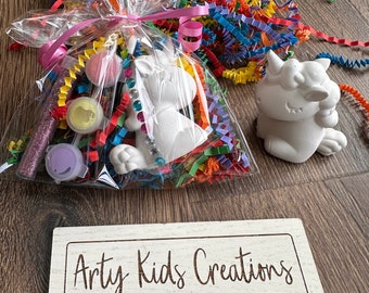 Paint Your Own Freestanding Unicorn ~ ~Party Favour ~ Kids Crafts~ Freestanding~ 3d ~