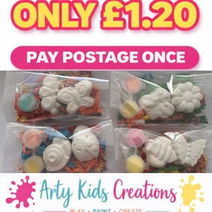 Paint Your Own Bug Party Favour~ Rainy Day Activity ~ Hobby ~ Party Bag~ Butterfly