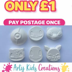 Pikemon Plaster Figures ( supply Only)