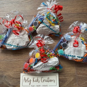 Paint Your Own Cars Inspired Party Bags ~ Race Car~ Pick up Truck~ Folk Lift