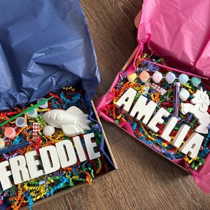 Paint Your Own Name Craft Set  ~Personalised ~ Kids Craft Kit