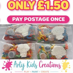 Paint Your Own Wizard Inspired Party Favour ~ Hobby ~ Party Bag~ School For Wizards