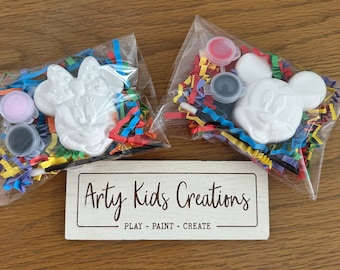 Paint Your Own  Mouse & Friends  Party Favour ~ Hobby ~ Party Bag~ Hobby~ Magnet Option