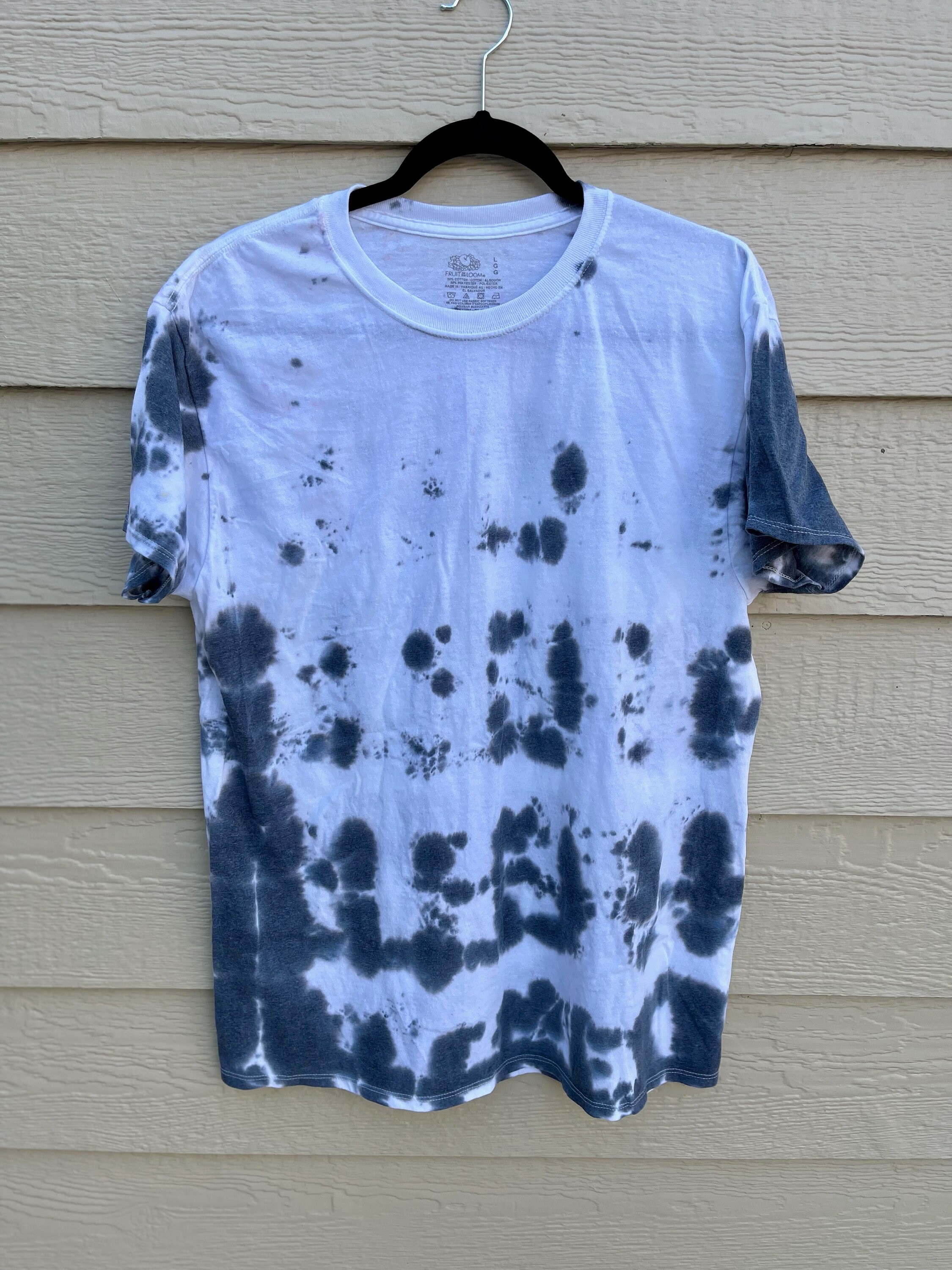【SATIIIZ】Pawson Vintage Washing Rivet T-Shirt Unique Vintage Wash Unisex Tie Dye T-shirts - Etsy