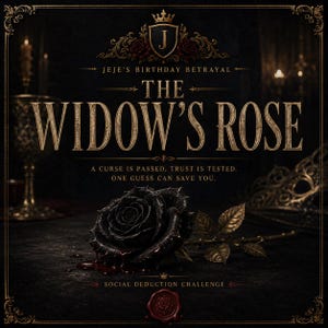 Traitors Game Night: Widow’s Rose – Printable Mystery Party Game
