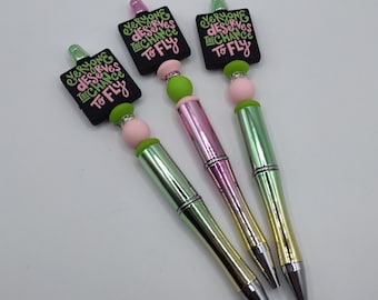 WICKED Inspired Everyone Deserves the Chance to Fly Handmade Beaded Ballpoint Pen: Ideal Gift