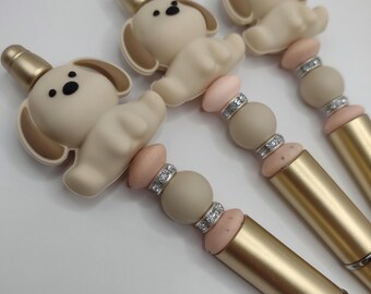 Dog Puppy Handmade Beaded Pen: Ideal Gift