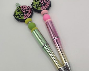 WICKED Changed For Good Inspired Handmade Beaded Ballpoint Pen: Ideal Gift