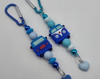 Campervan VW Inspired Key Chain Bag Charm: Ideal Gift