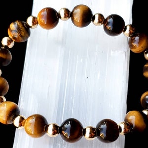 Tiger&#39;s Eye Stretch Beaded Bracelet