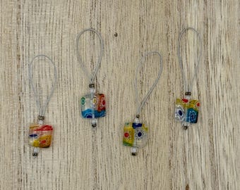 You Choose - Set of glass bead stitch markers