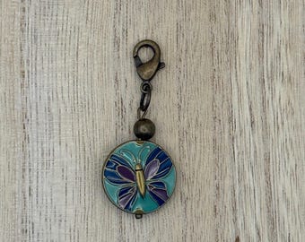 Enamel Buttery Progress Keeper/Zipper Pull