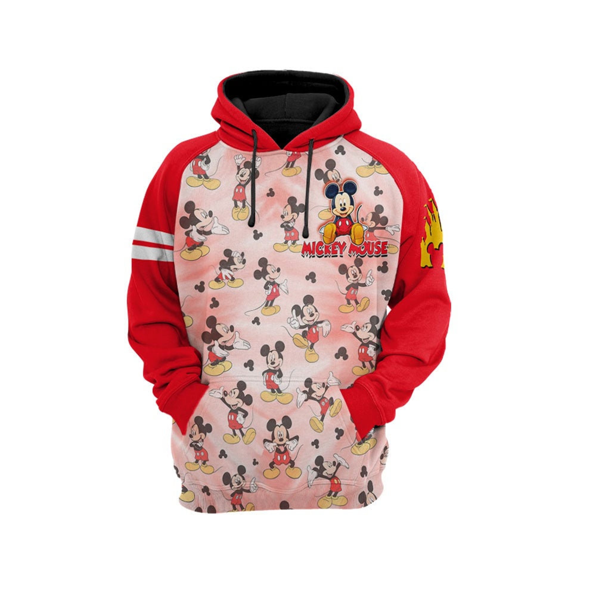Mickey Mouse Pattern Hoodie