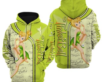 tinkerbell hoodie women's