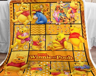 Winnie the Pooh Blanket - Etsy