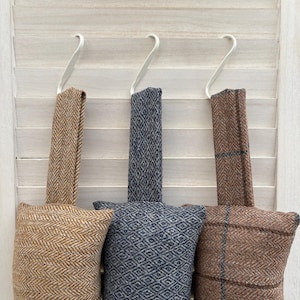 Zugluftstopper aus Tweed