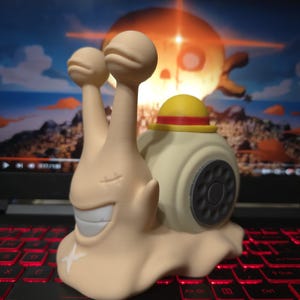 Escargots transpondeur Luffy | Imprimé en 3D | Une pièce |