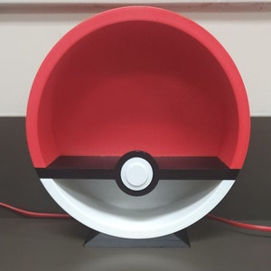 Pokeball Display Shelf (3D Printed)(Wall Mount)