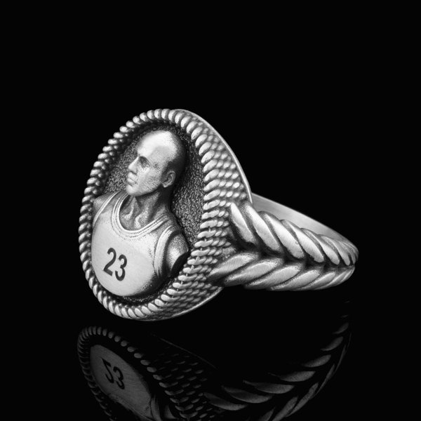 michael jordan hoop ring