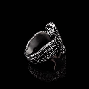 Silver Owl Ring For Women, Adlustable Bird Jewelry, Unique Gift For Her