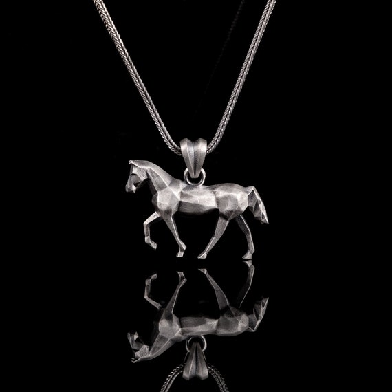 Collier My Horse chaîne et pendentif cheval argent