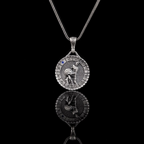 Nano Zodiac Necklace (Aquarius) - Diamond Necklace - IF & Co.