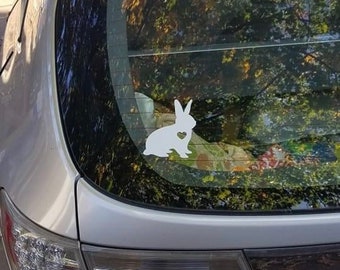 White Rabbit Car Decals