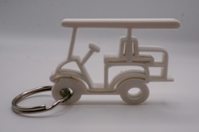 Golf Cart Keychain Etsy