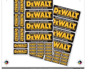 PACK OF 4 MILWAUKEE DIE CUT VINYL DECAL TOOL BOX TRUCK CAR 5.5" X