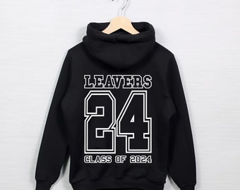 Leavers Hoodies template, class of 2024 png, leavers hoodie school leavers 2024 Leavers 2024 hoodies blank leavers template WHITE lettering.