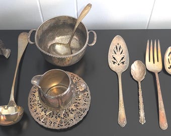 Silverplate Assortment Vintage From Late 50's Early 60's