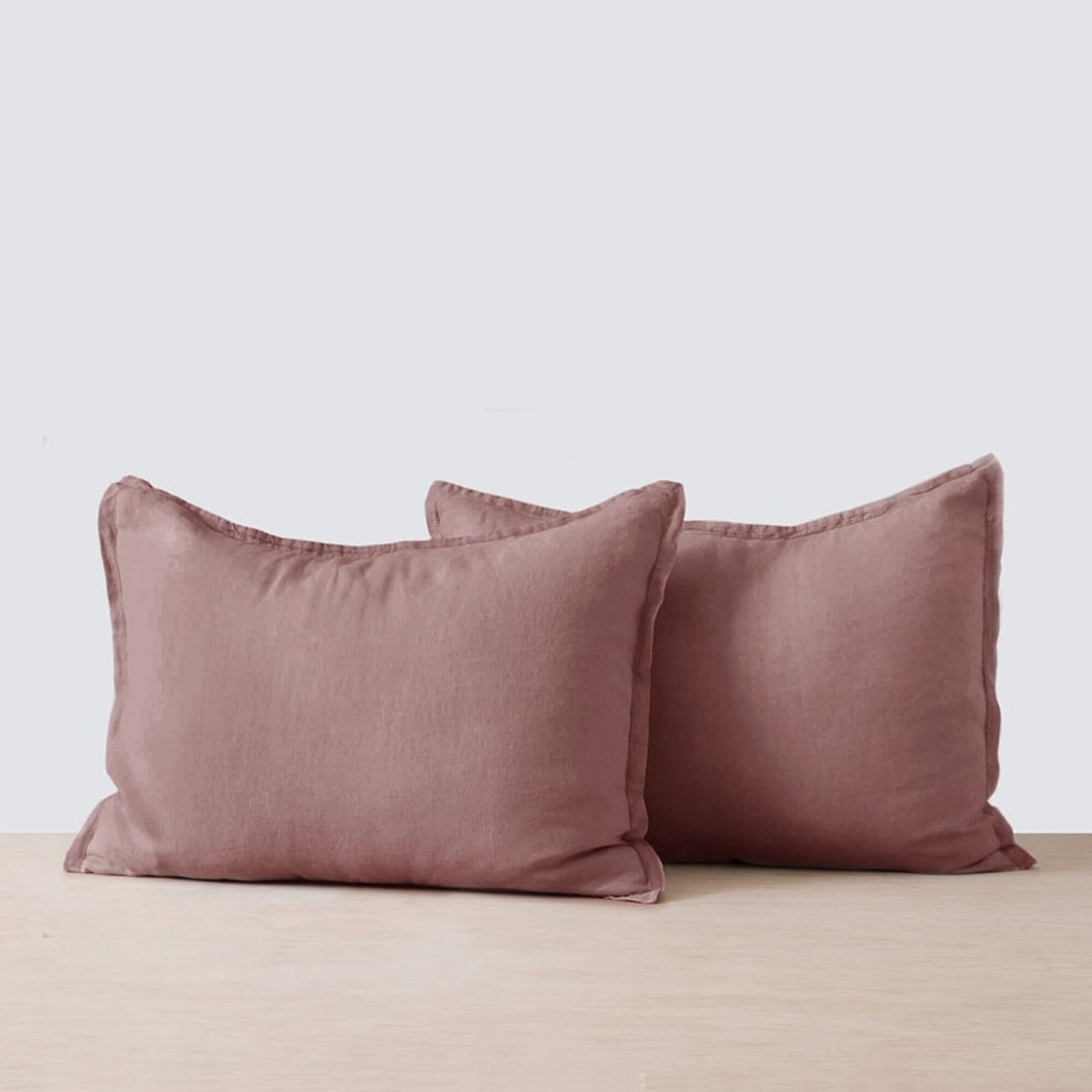 Dusty Pink Linen Duvet Cover Preshrunk Washed Linen Duvet Etsy