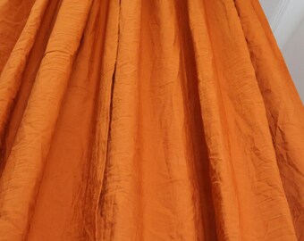 Handmade Cinnamon Velvet Curtains - Solid Color Window Panels, Bedroom Decor