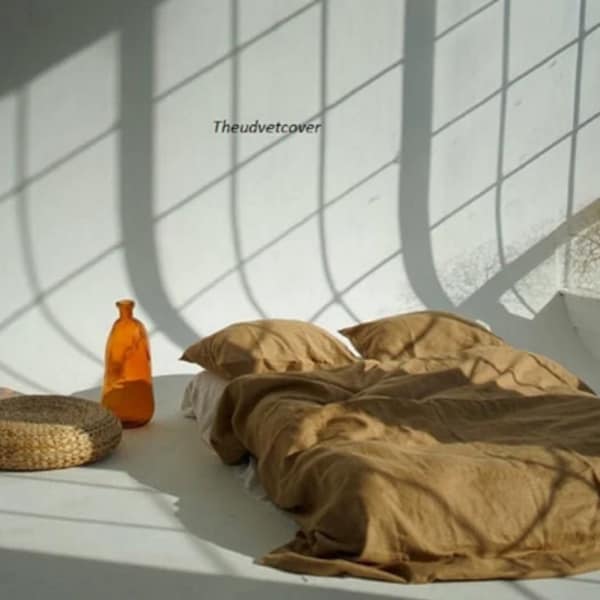 Brown Duvet Cover Etsy