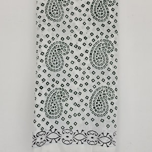 Block Print Cotton Sarong: Large Boho Beach Wrap, Ethical Scarf