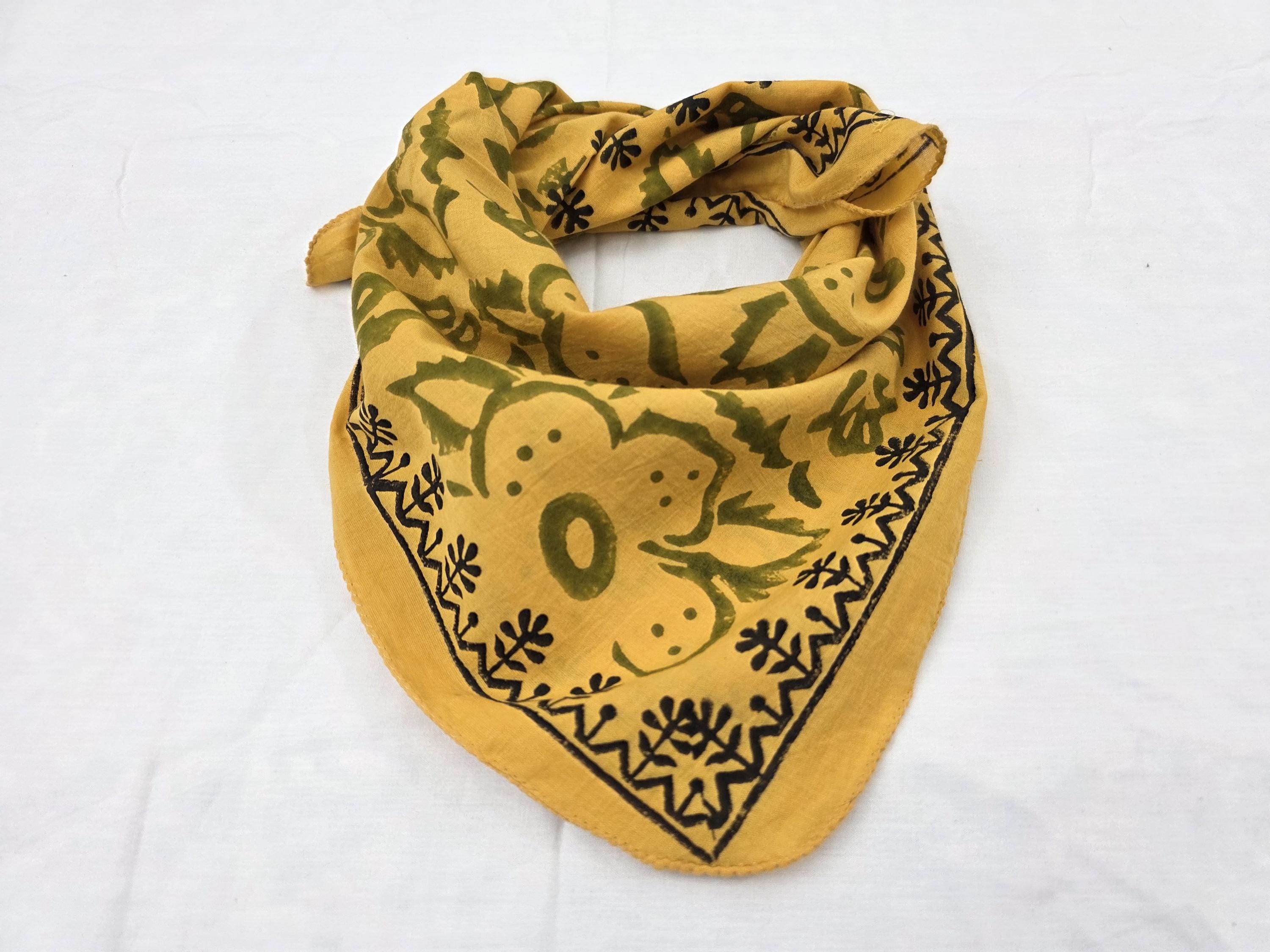 X 1 NERO MOTIVO CACHEMIRE CON MOTIVI BANDANA COWBOY BANDANA
