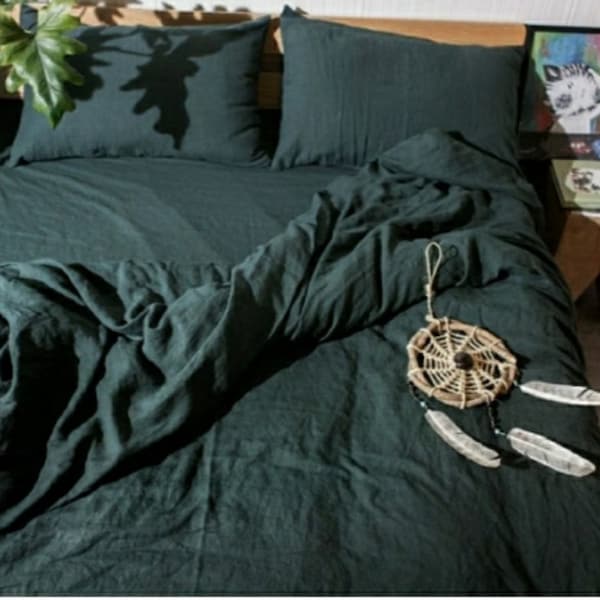 Forest Green Duvet Cover Etsy
