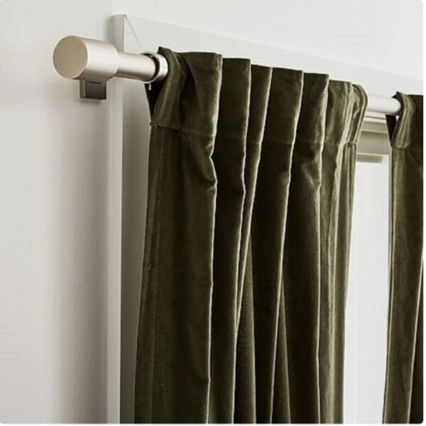 Olive Green Velvet Curtain Living Room Door Curtain High Quality Extra Large Velvet Curtain Custom Size Velvet Curtain Solid velvet curtain