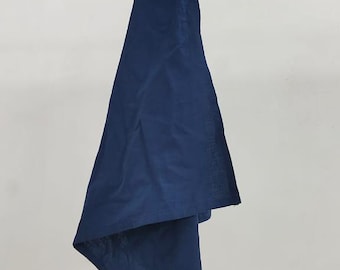 Denim Blue Cotton Napkins: Handmade Reusable Dinner Napkins, Set of 2