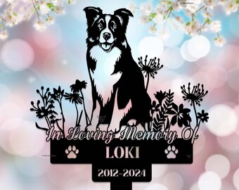 Ashton And Finch Portachiavi In Legno Con Incisione I Love Border Collies – Regalo Per Amanti Dei Cani, Marrone