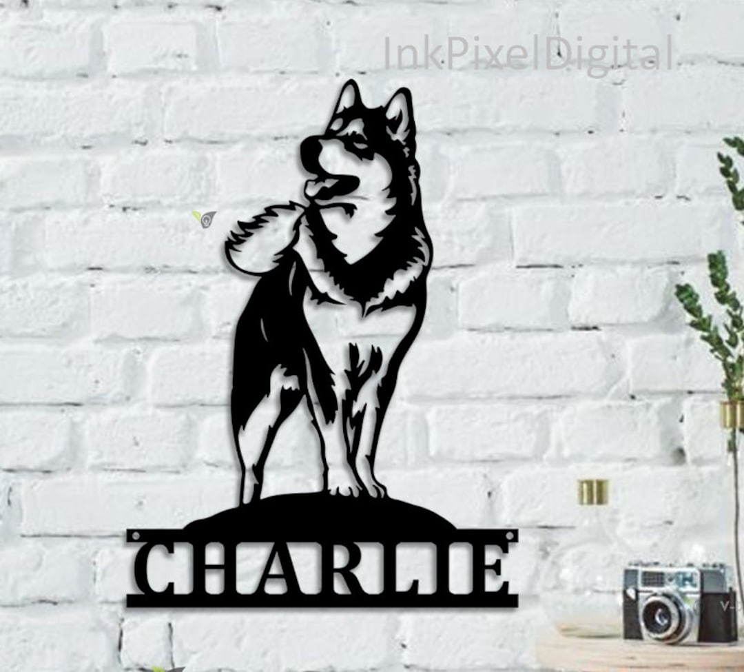 SIBERIAN Husky Warnschild – Metallschild 30,5 X 20 Cm | SBH 22 T1