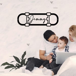 Skateboard Custom Metal Sign,personalized Skateboarding Name Sign ...