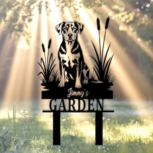 Custom Dog Garden Sign, Memorial for Yard, Mom Gift, Dog Lover Gift, Dog memorial gift, Garden pet sign, Pet Memorial Garden Stake, Pet loss
