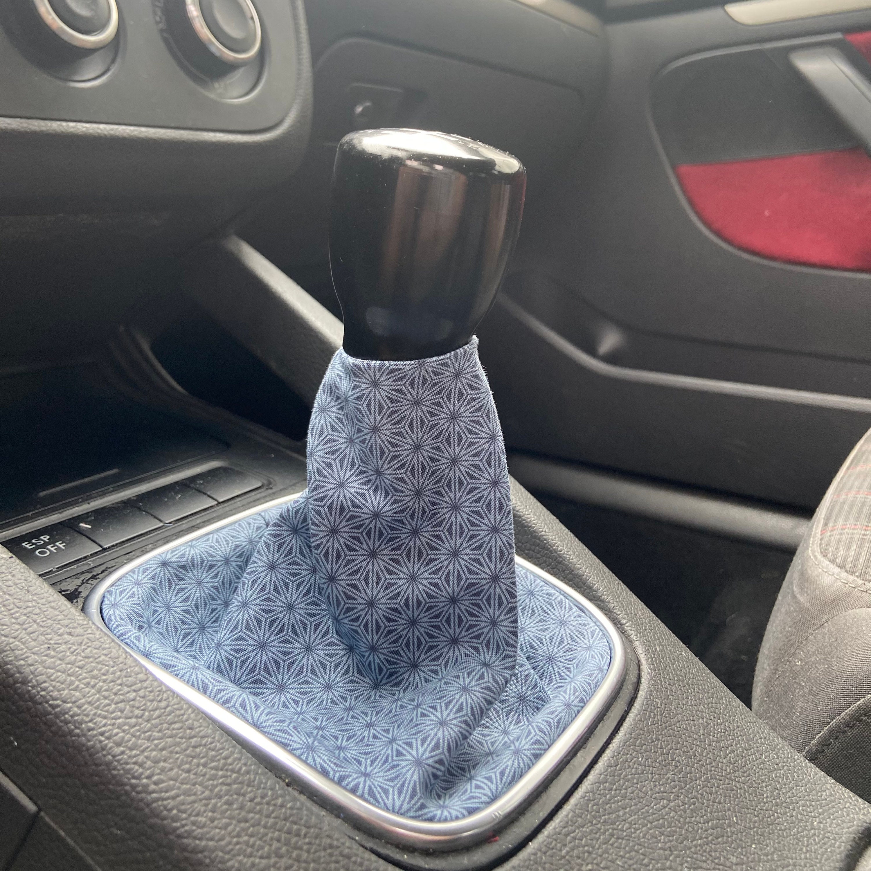 Blue Pattern Shift Boot custom made Miata WRX Brz Gti Etsy