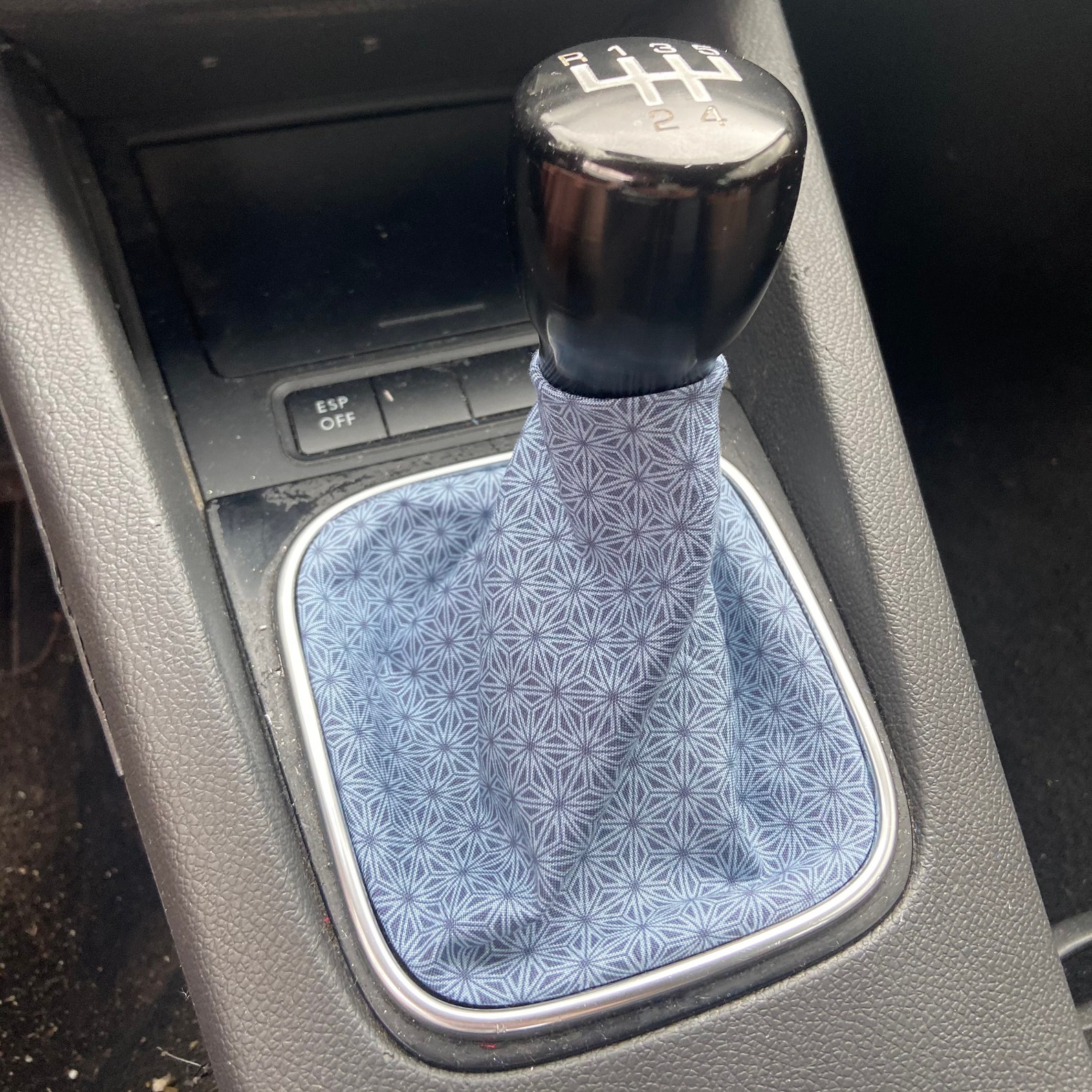 Blue Pattern Shift Boot custom made Miata WRX Brz Gti Etsy