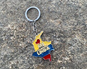 Colombia Keychain - Etsy